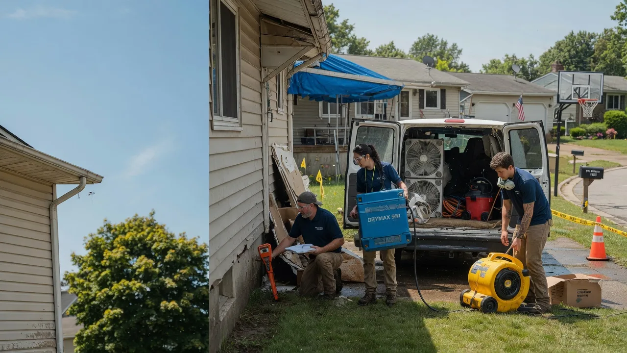 Ceiling Leak Cleanup in Fennimore, WI near me